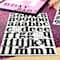 Black Serif Alphabet Stickers by Recollections™